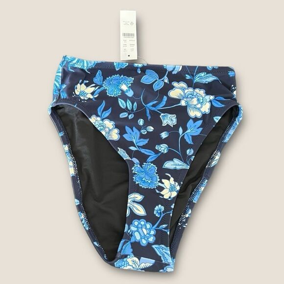 Blue floral bikini bottom size XXS , NWT - Picture 2 of 7